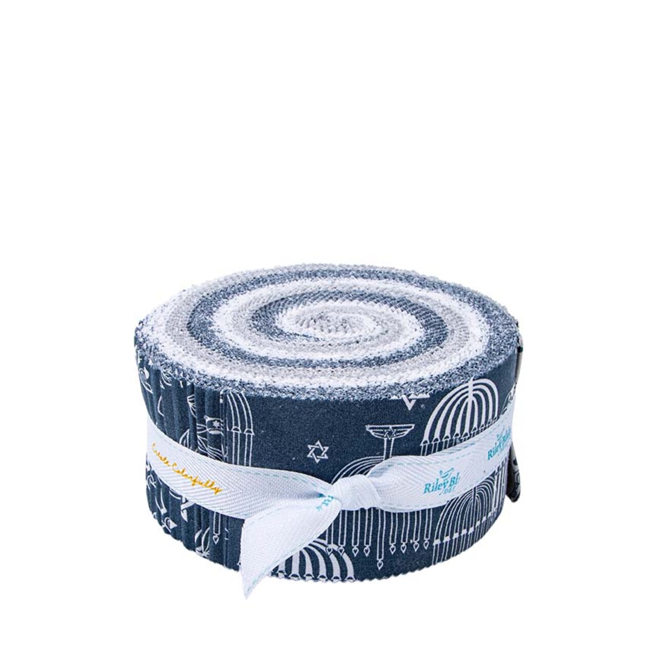 8 Nights, 8 Lights 2.5" Strip Roll (Jelly Roll / Rolie Polie) by Tara Reed for Riley Blake (RP-16420-40)